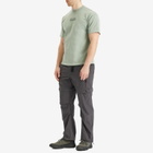 Napapijri Men's Split Logo T-Shirt in Green Mil G1