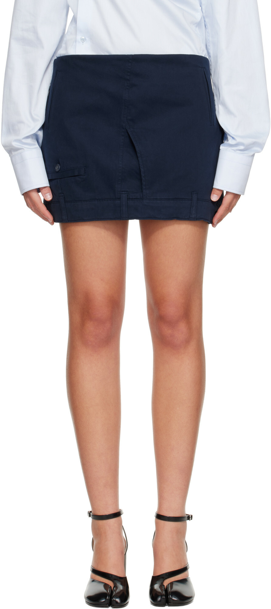 HODAKOVA Navy USD Miniskirt