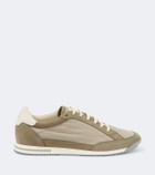 Brunello Cucinelli Leather-trimmed sneakers