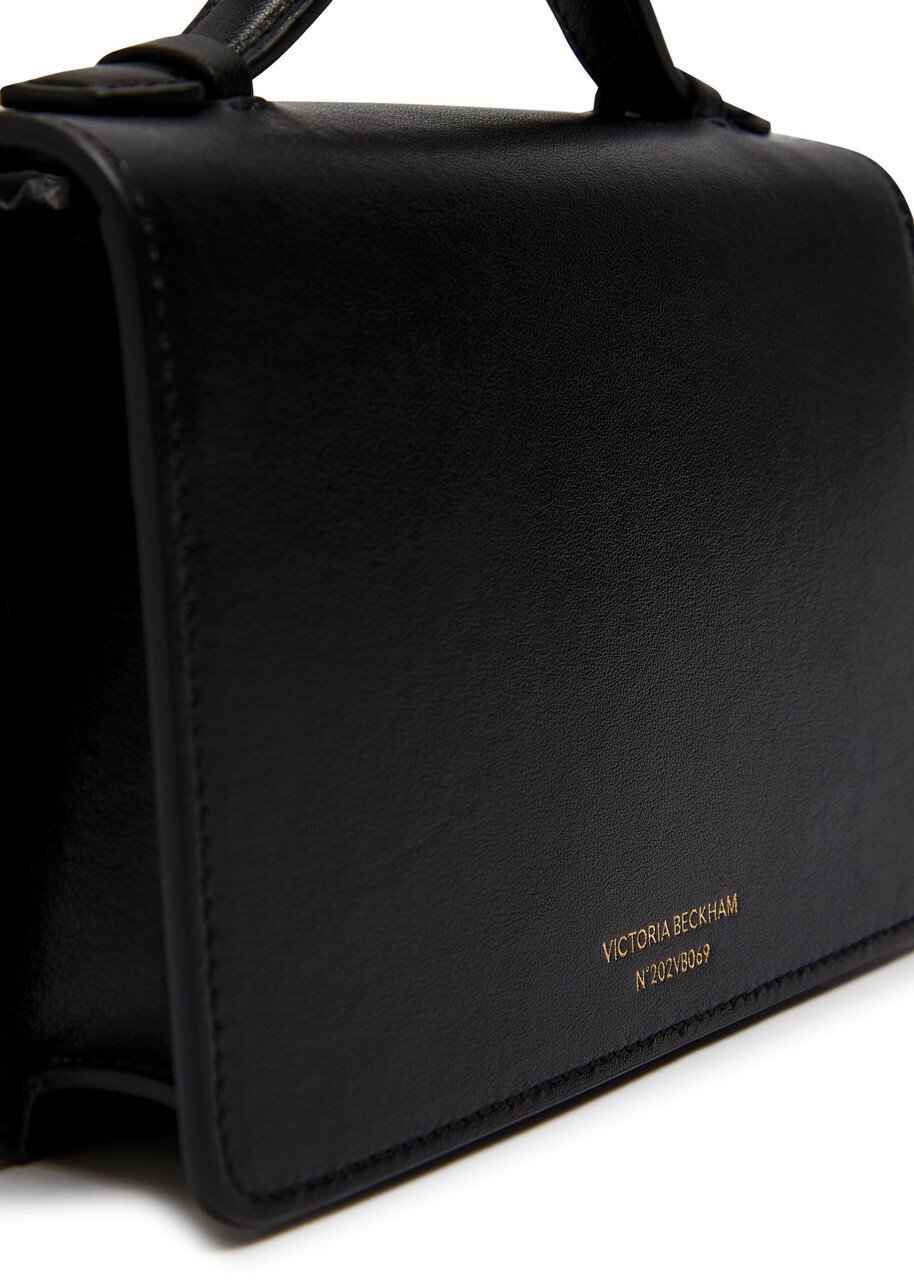 Victoria Beckham Dorian Mini Grained-leather top Handle bag - Black - One Size