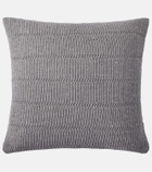Brunello Cucinelli Cashmere and wool-blend cushion