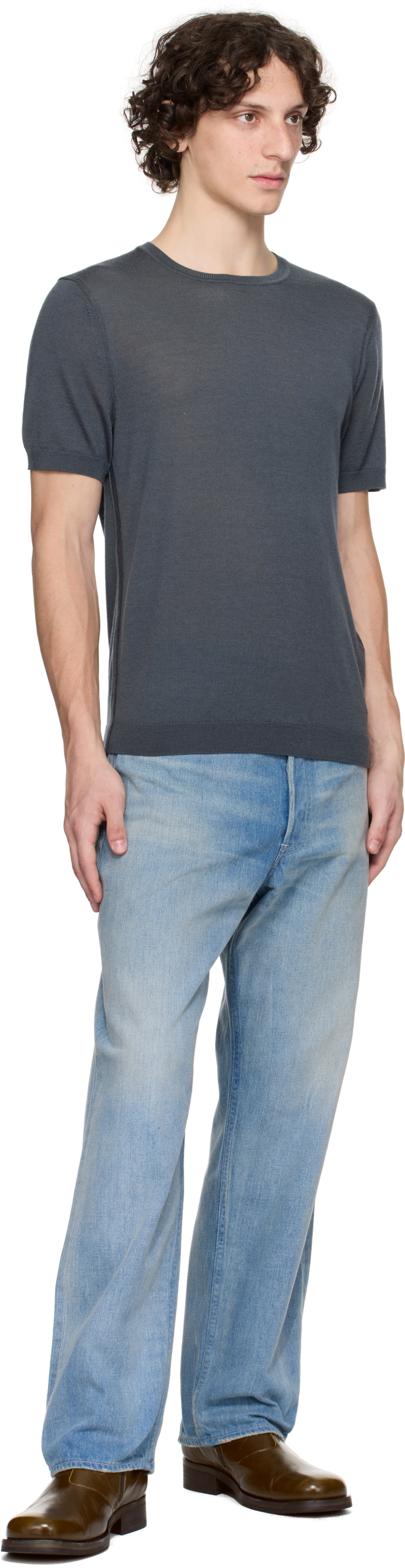 rag & bone Gray Aulton Sweater T-shirt