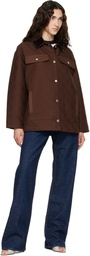 Casablanca Brown Workwear Jacket