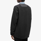 Comme Des Garçons Homme Men's Boa Fleece Zip Liner Jacket in Black