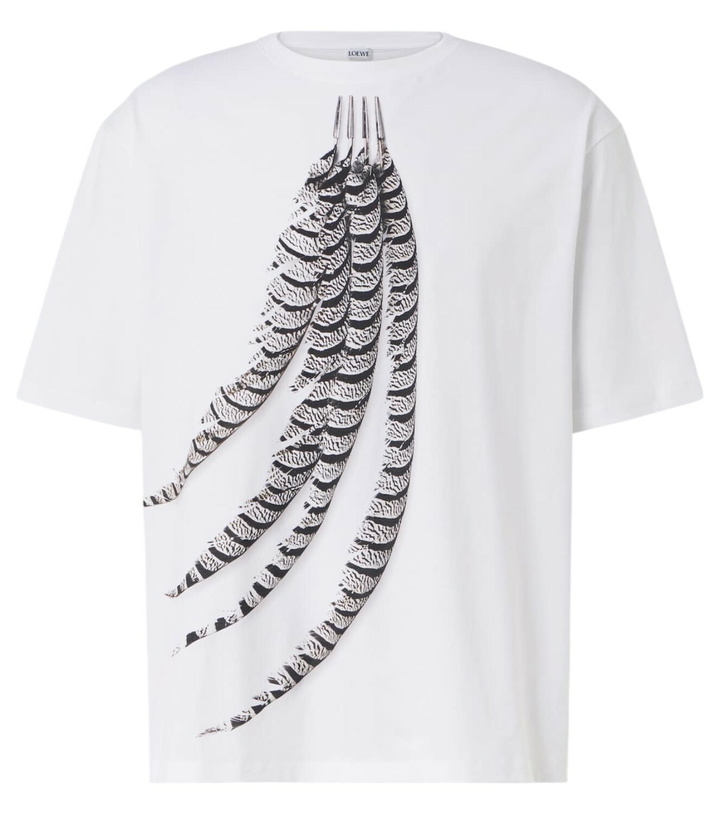 Photo: Loewe Printed cotton jersey T-shirt