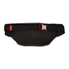 Alexander McQueen Black and Red Double Zip Bum Bag