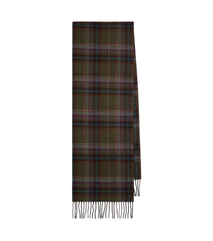 Photo: Polo Ralph Lauren Checked fringed wool scarf