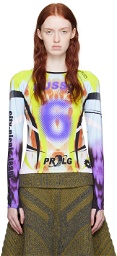 Paolina Russo Multicolor Printed Long Sleeve T-Shirt