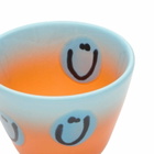Frizbee Ceramics Super Cup Large - 250ml in Water Orange Gradient Smile 