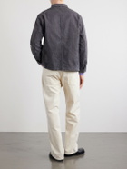 FULLCOUNT - Tent Cloth Distressed Denim Chore Jacket - Gray