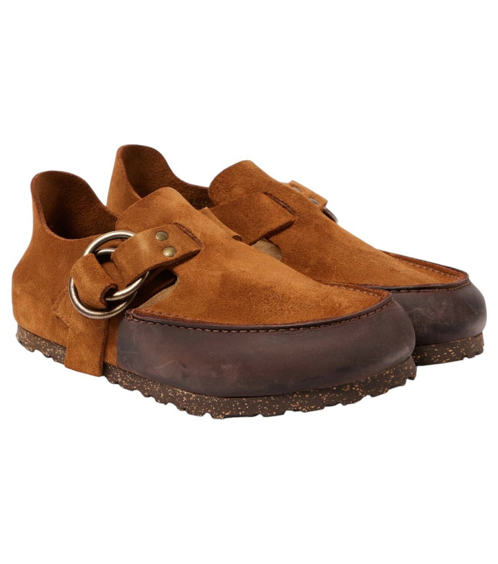 Photo: Birkenstock 1774 x Filson London Methow suede loafers