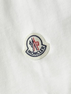 Moncler - Logo-Jacquard Cotton-Jersey T-Shirt - White