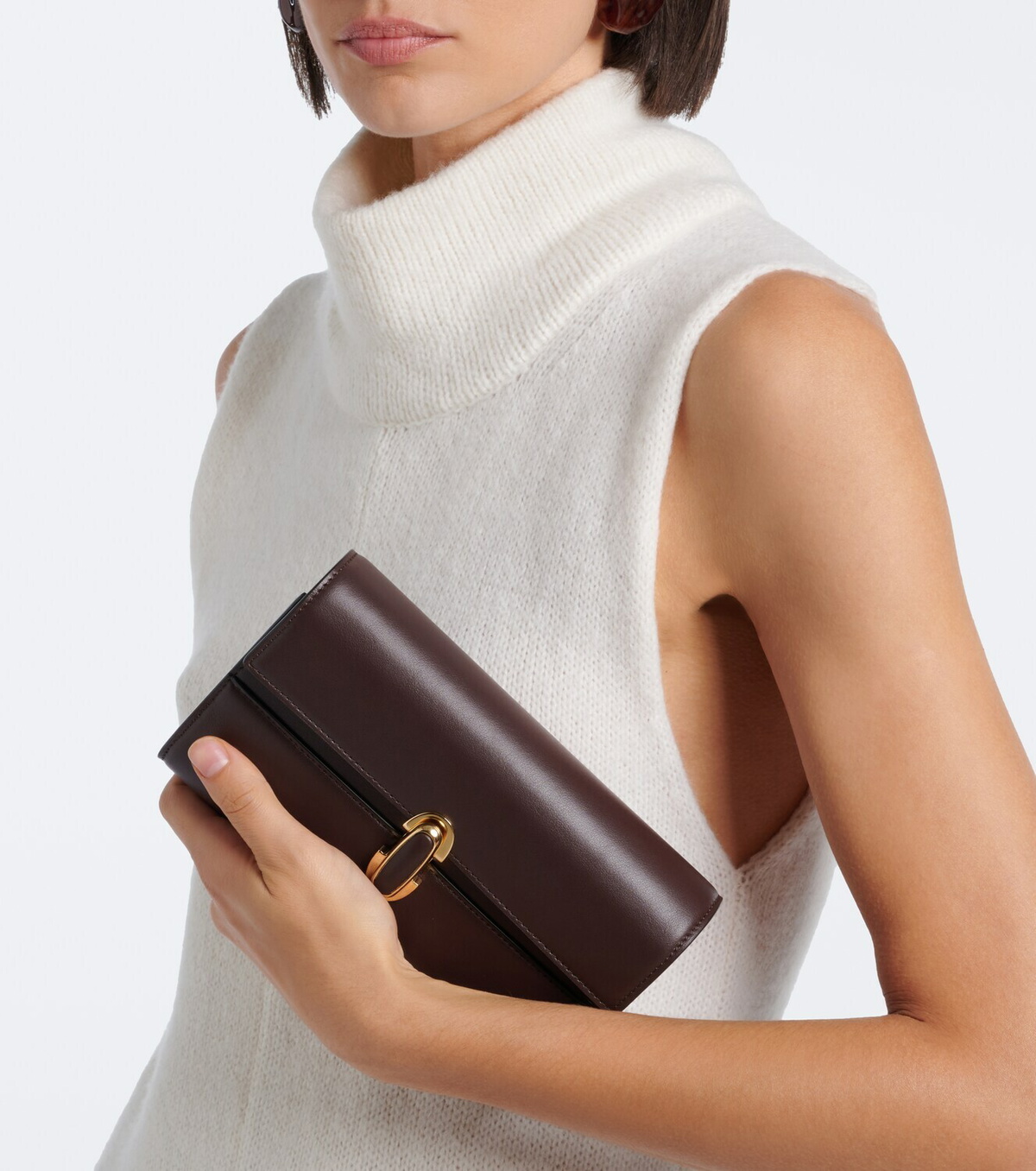 Savette Symmetry Mini leather crossbody bag