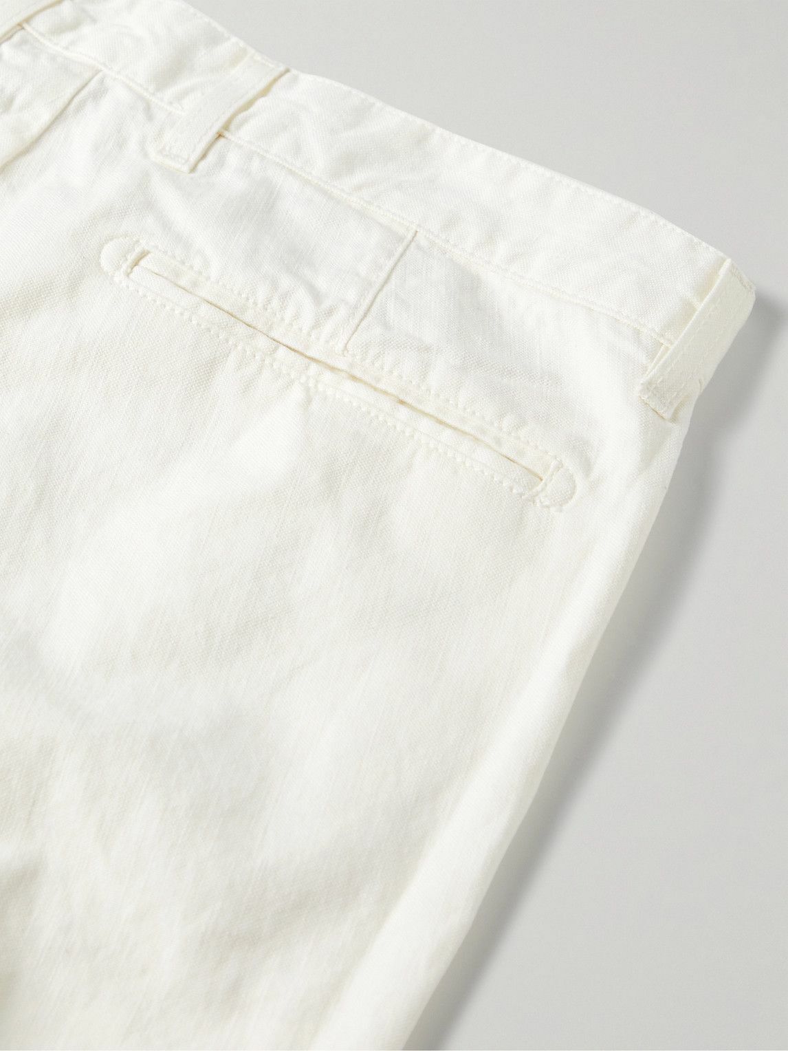 Massimo Alba - Winch2 Straight-Leg Cotton and Linen-Blend