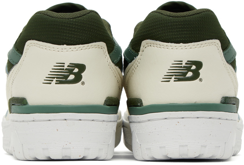 New Balance Off-White & Green 550 Sneakers New Balance