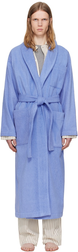 Photo: Tekla Navy Terry Classic Bathrobe