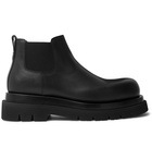 Bottega Veneta - Leather Chelsea Boots - Black