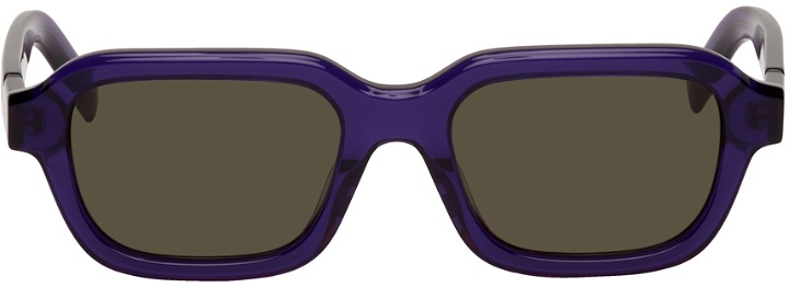 Photo: Kenzo Purple Rectangular Sunglasses