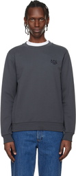 A.P.C. Gray Standard 'Rue Madame' Sweatshirt