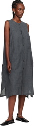 Y's Gray S-Long Pocket Midi Dress