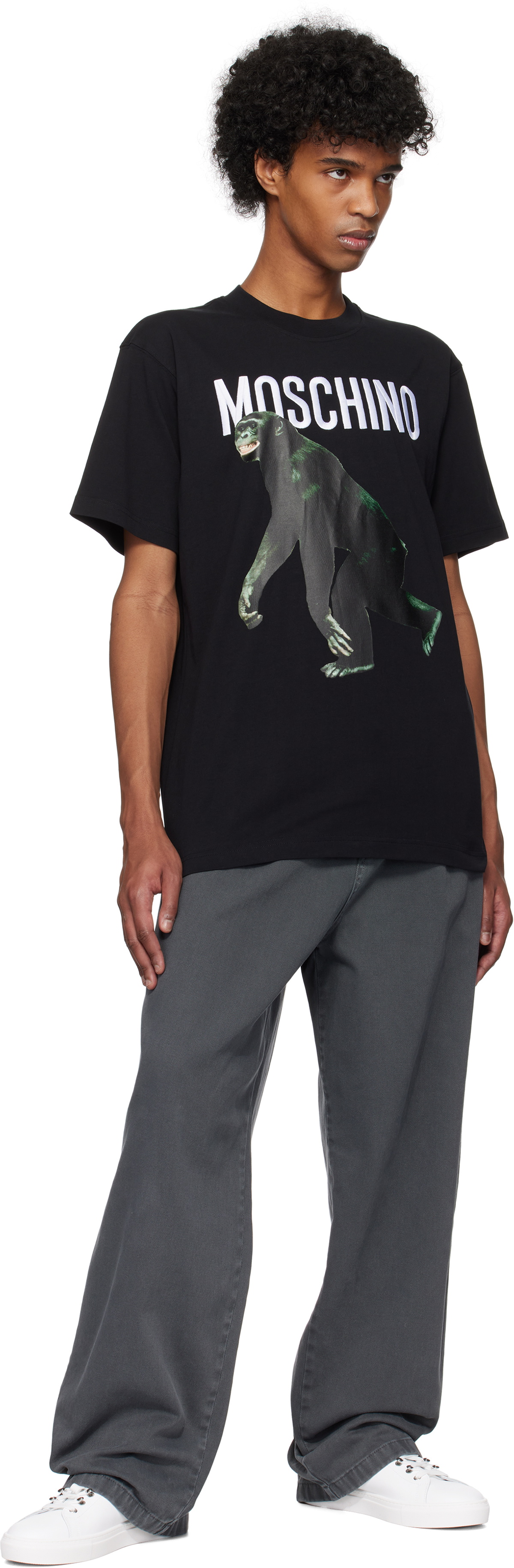 Moschino Black Chimpanzee T-shirt