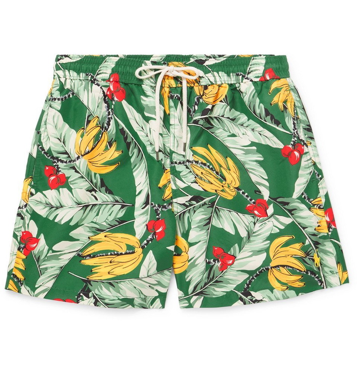 Photo: Polo Ralph Lauren - Traveller Mid-Length Printed Swim Shorts - Green