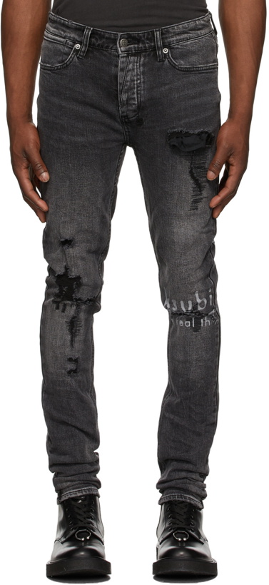 Photo: Ksubi Black Van Winkle Angst Trashed Real Jeans