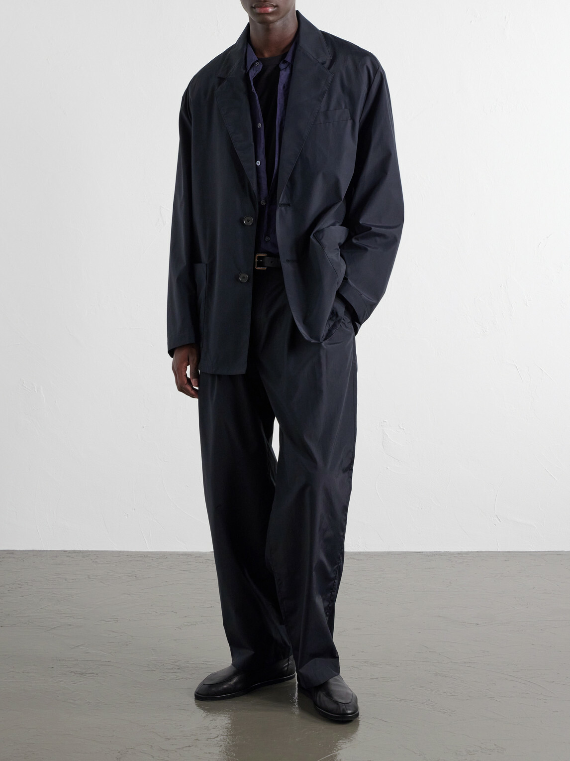 ssstein - Cotton and Nylon-Blend Blazer - Black