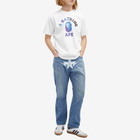 A Bathing Ape Men's Twin Star Relaxed Fot Jeans in Light Indigo