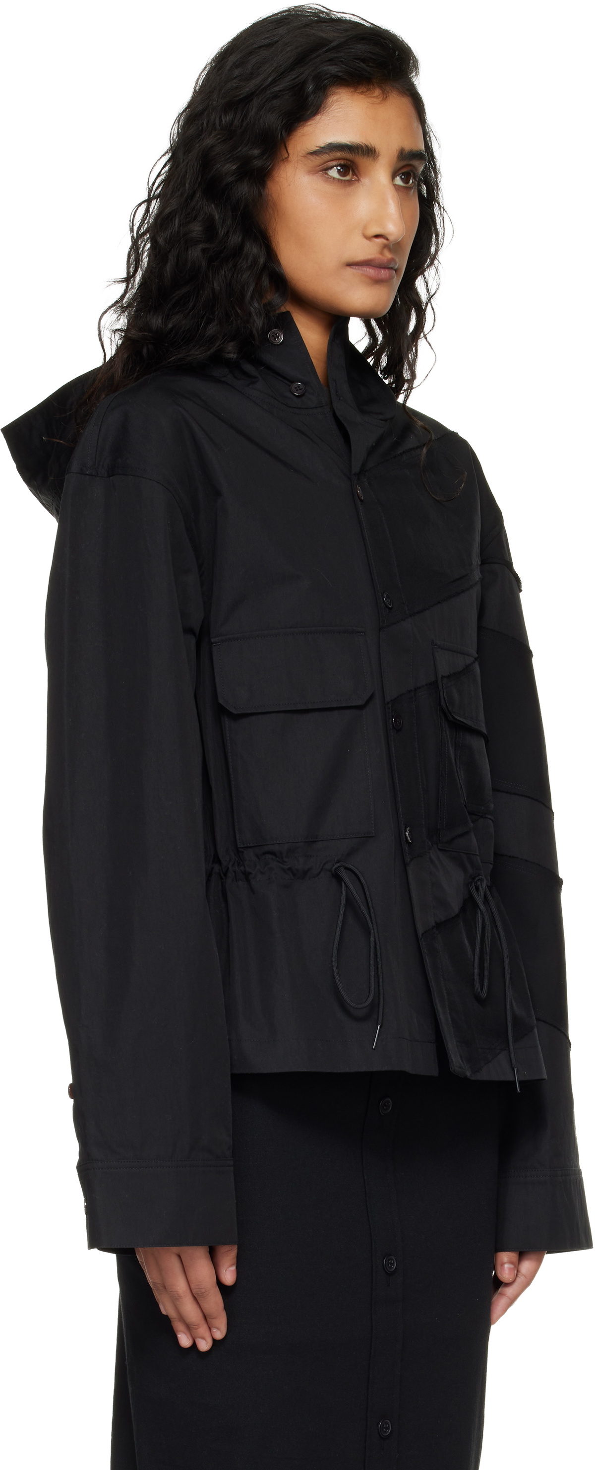 Y-3 Black Hooded Jacket