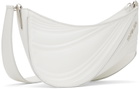 Mugler White Medium Spiral Curve 01 Bag