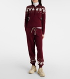 The Upside Cotton-blend half-zip sweater