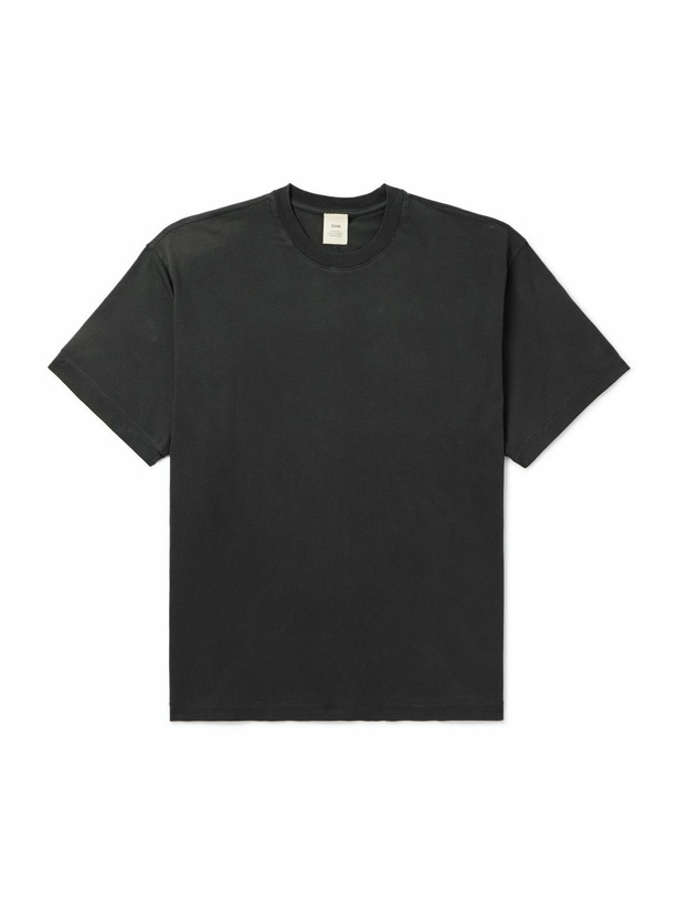Photo: SSAM - Charlie Organic Cotton-Jersey T-Shirt - Gray