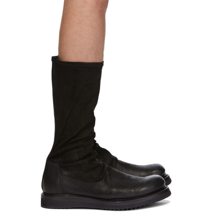 Photo: Rick Owens Black Creeper Sock Boots