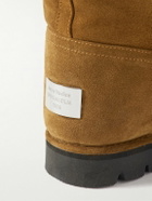 Acne Studios - Shearling-Lined Suede Boots - Brown