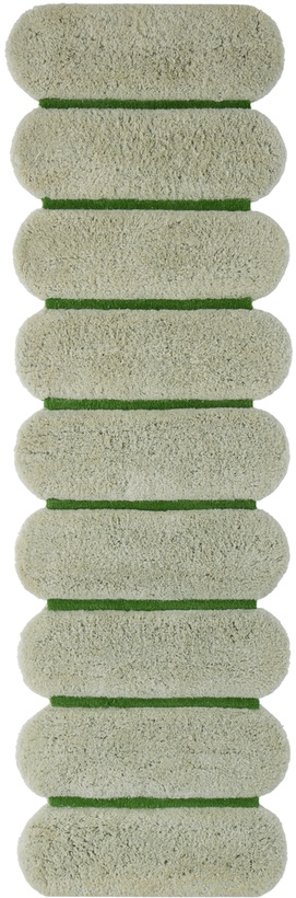 Photo: Mush Studios Green 'The Ribbed Runner' Rug