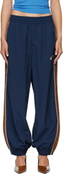 WILLY CHAVARRIA Navy 'Bad Boy' Track Pants