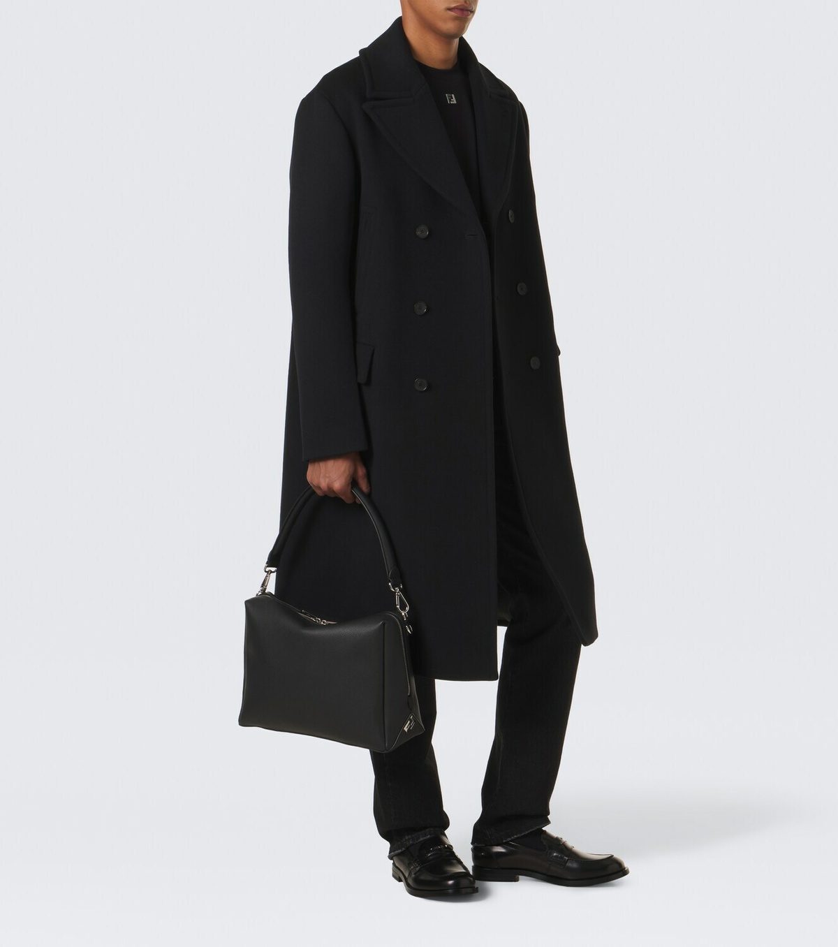 Fendi Lui Large leather tote bag