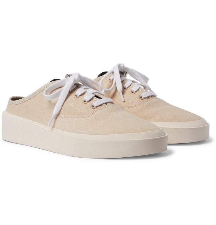Photo: Fear of God - 101 Canvas Backless Sneakers - Neutrals