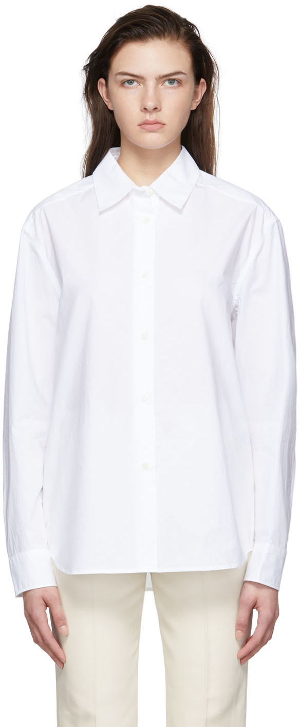 KHAITE White 'The Argo' Shirt Khaite