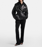 Balenciaga Cagole leather mules