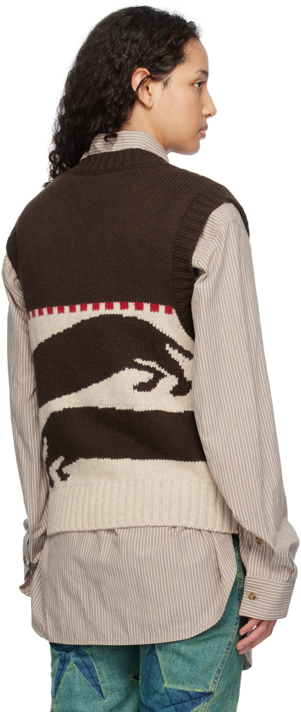 S.S.Daley Brown & Beige Harold Vest