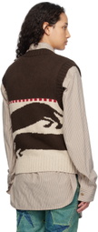 S.S.Daley Brown & Beige Harold Vest