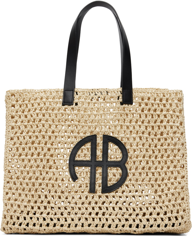 Photo: ANINE BING Beige Large Rio Tote