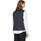 Moncler Gamme Bleu Navy Quilted Down Vest