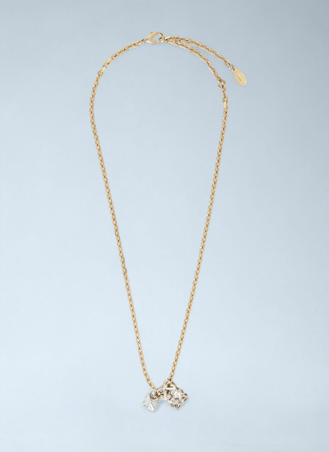 OFF WHITE Arrow And Ring Necklace