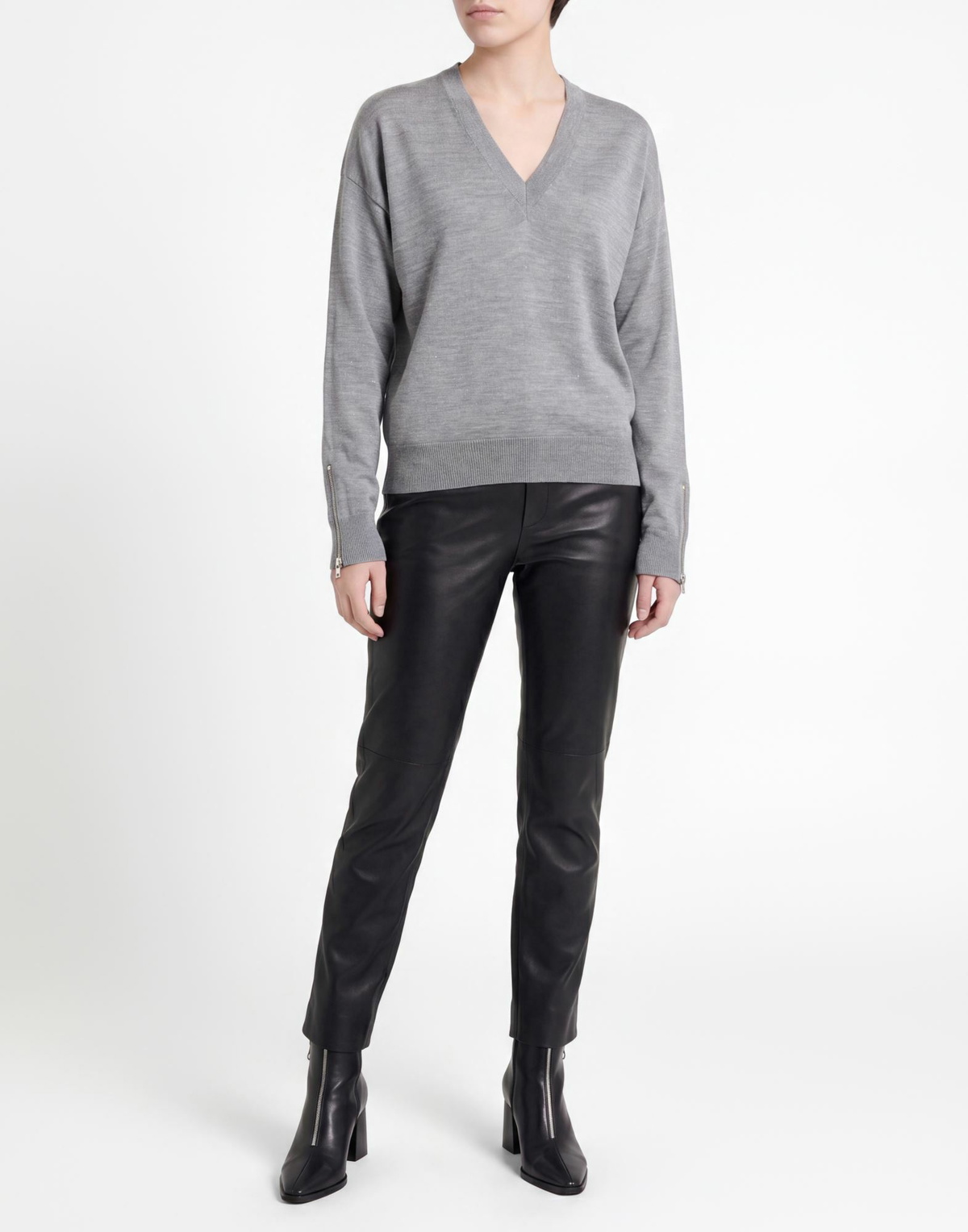 Peserico Womens Sweater in Grey