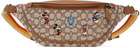 Coach 1941 Brown & Off-White Disney Edition League Belt Bag