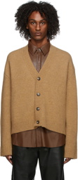 Nanushka Brown Bah Brushed Cardigan