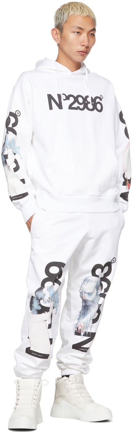 Aitor Throup’s TheDSA White 'No2986' Hoodie